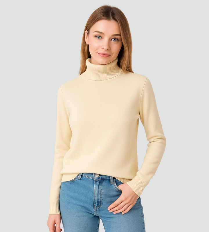 Jaylene – Fitted Turtleneck Sweater for Women