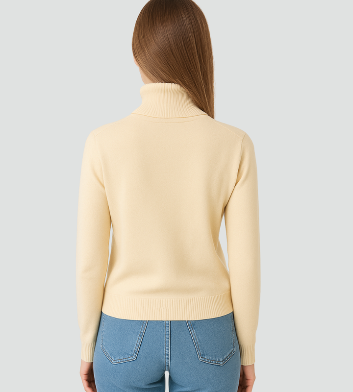 Jaylene – Fitted Turtleneck Sweater for Women