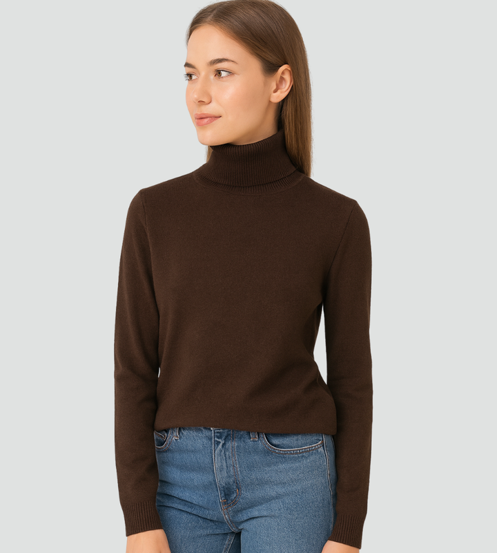 Jaylene – Fitted Turtleneck Sweater for Women