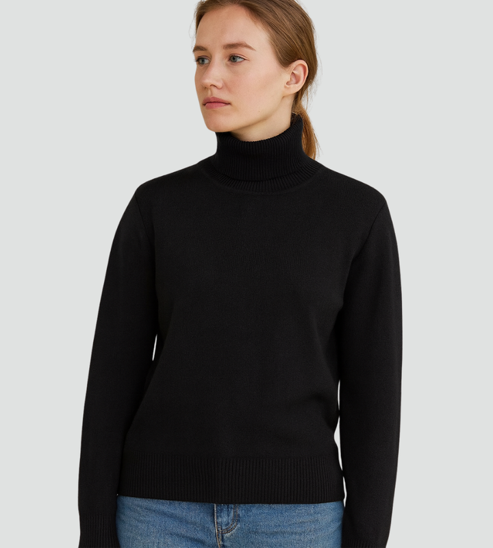 Jaylene – Fitted Turtleneck Sweater for Women