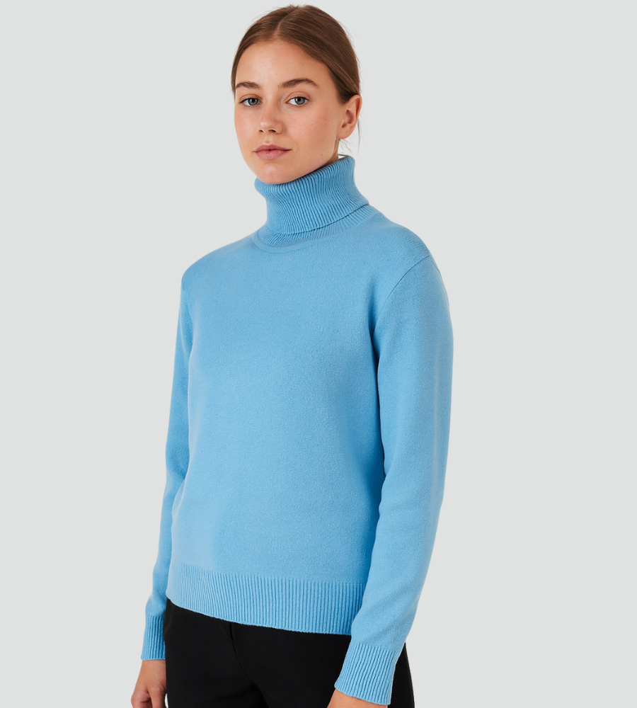 Jaylene – Fitted Turtleneck Sweater for Women