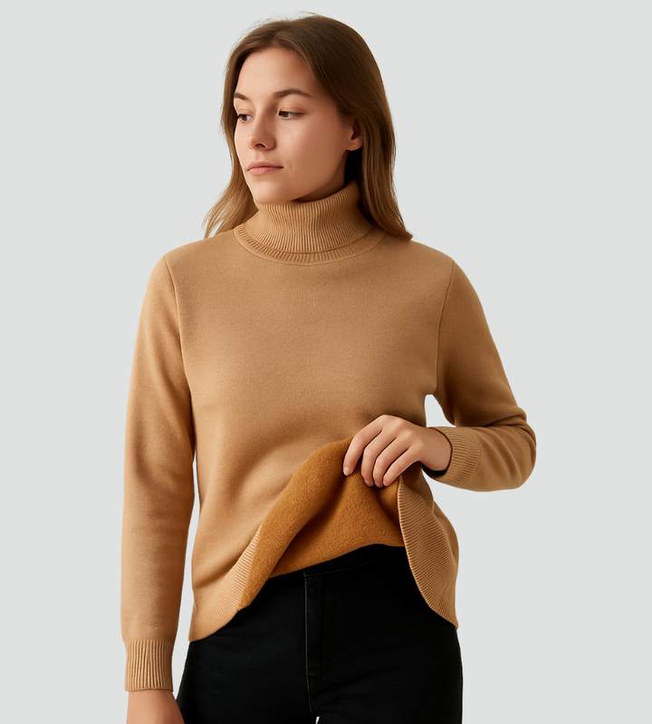 Jaylene – Fitted Turtleneck Sweater for Women