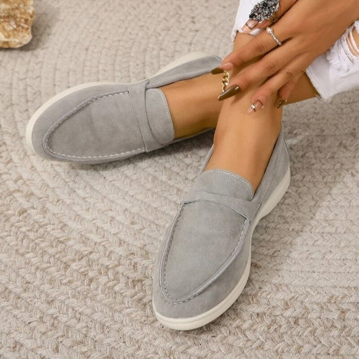 Mina – Penny Strap Slip-On Loafers for Women