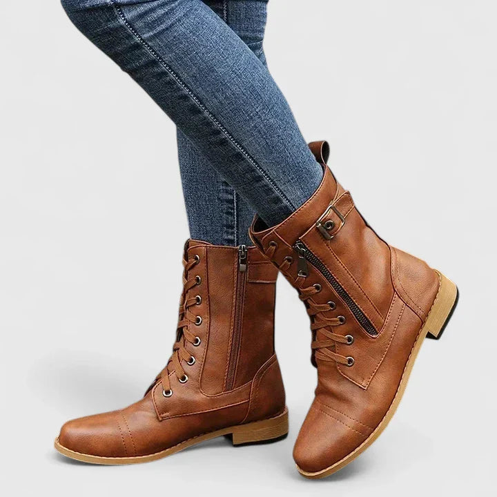 Lara | Damen Ankle Boots mit Reissverschluss | Modern 1