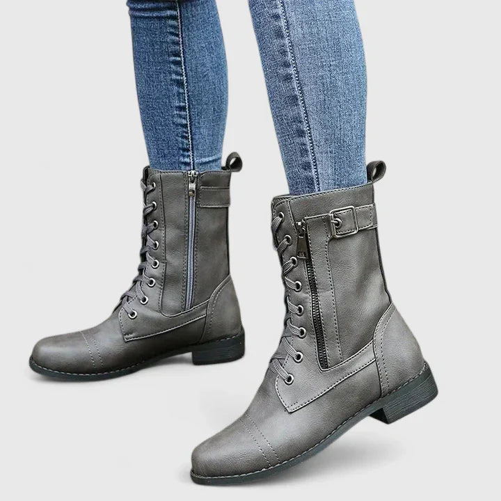 Lara | Damen Ankle Boots mit Reissverschluss | Modern 2