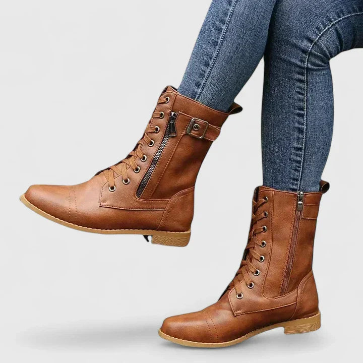 Lara | Damen Ankle Boots mit Reissverschluss | Modern 3