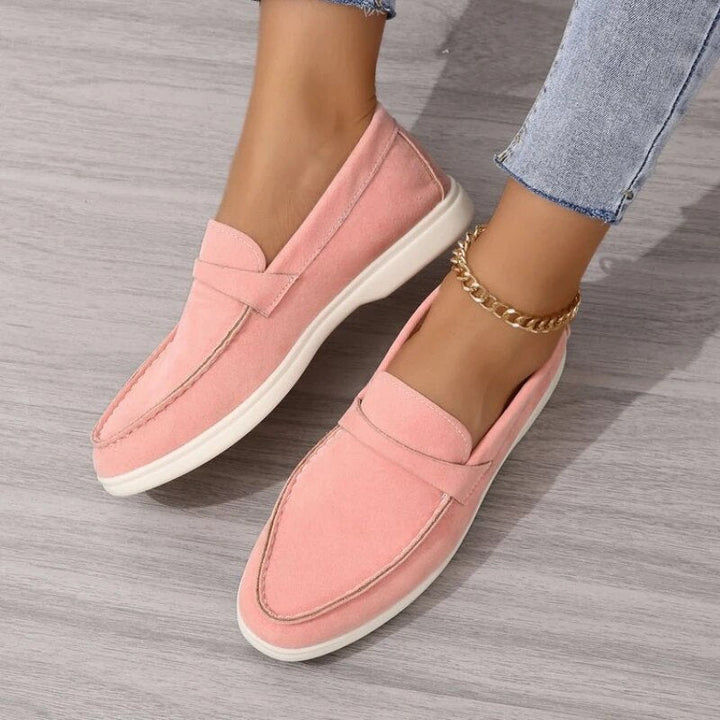 Mina – Penny Strap Slip-On Loafers for Women