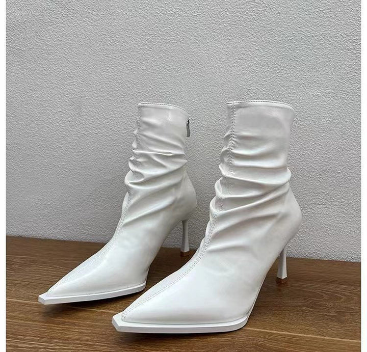 Milena – Pointed Toe Stiletto Ankle Boots for Women