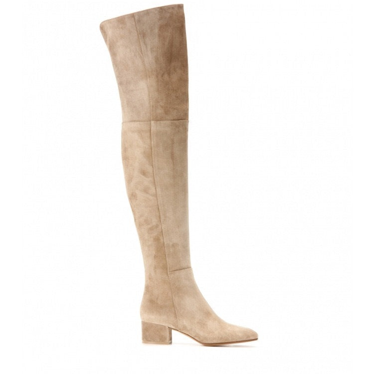 Maryam – Suede-Look Over-the-Knee Boots for Women