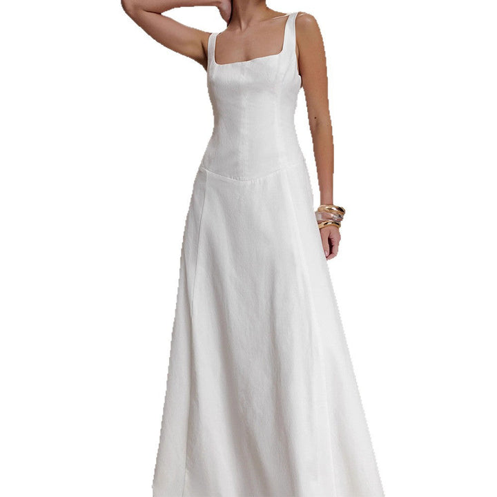Bree – Square-Neck A-Line Maxi Gown for Formal Evening