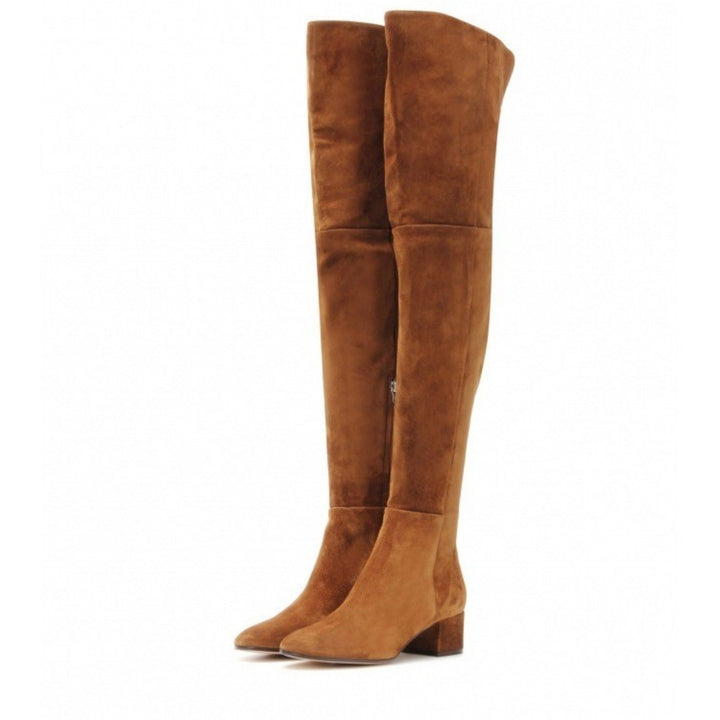 Maryam – Suede-Look Over-the-Knee Boots for Women