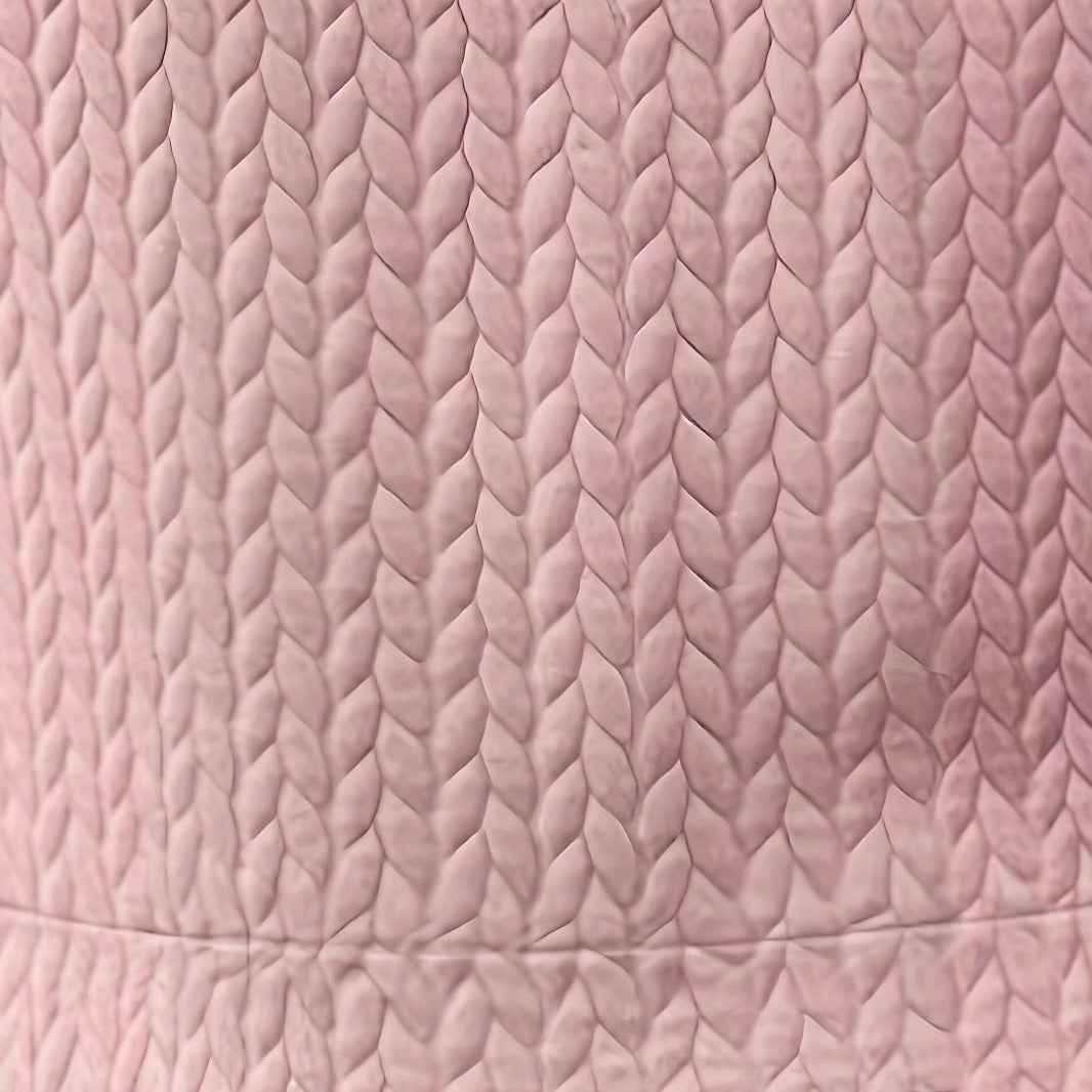 Harmony – Puff-Sleeve Cable-Stitch Sweatshirt for Women
