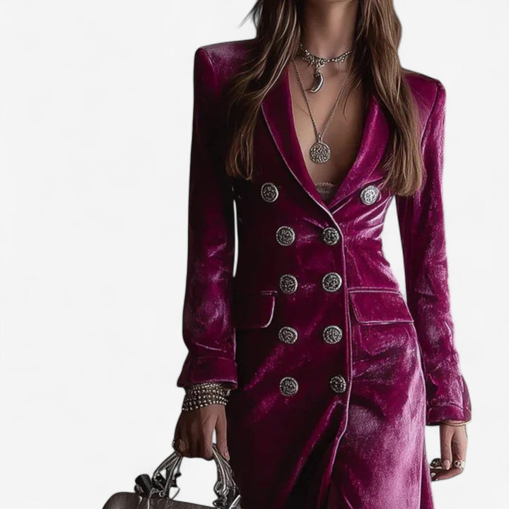Natalia – Double-Breasted Blazer Dress for Women