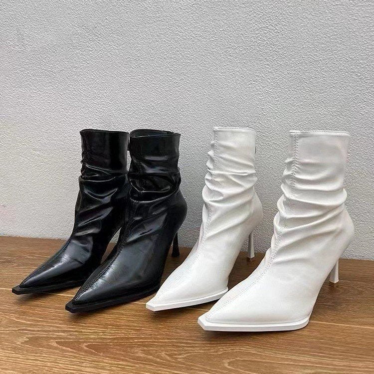Milena – Pointed Toe Stiletto Ankle Boots for Women