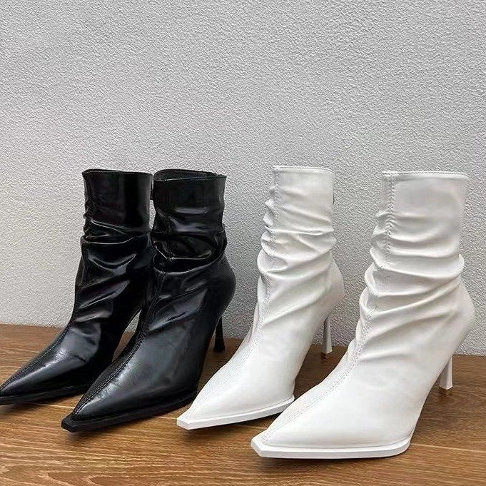 Milena – Pointed Toe Stiletto Ankle Boots for Women
