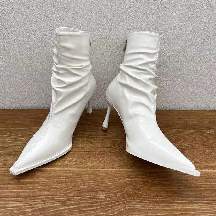 Milena – Pointed Toe Stiletto Ankle Boots for Women