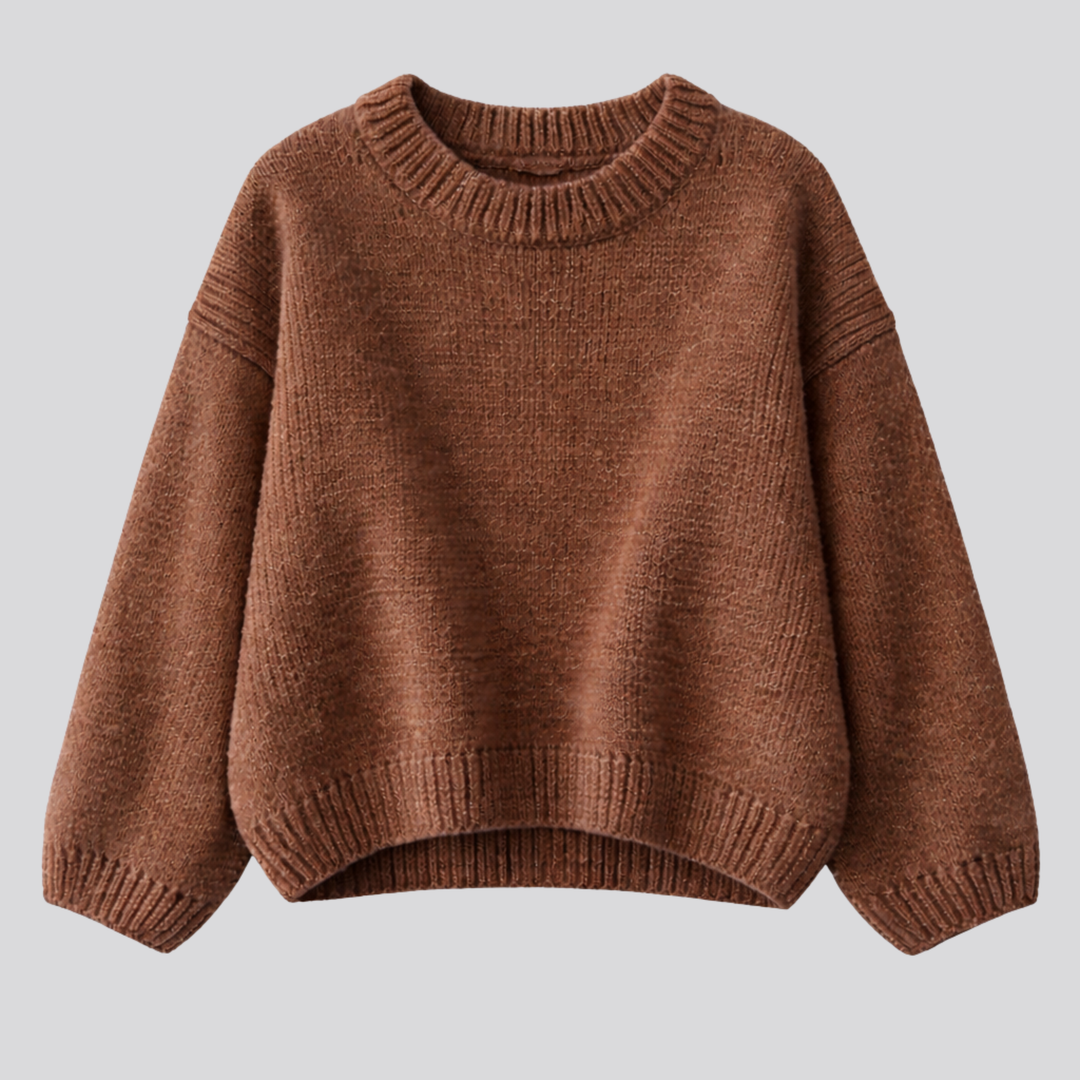 Georgiana – Mock Neck Oversized Sweater for Women