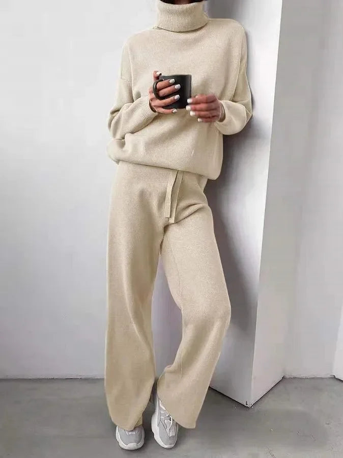 Kiara – Turtleneck Sweater and Tapered Trouser Set