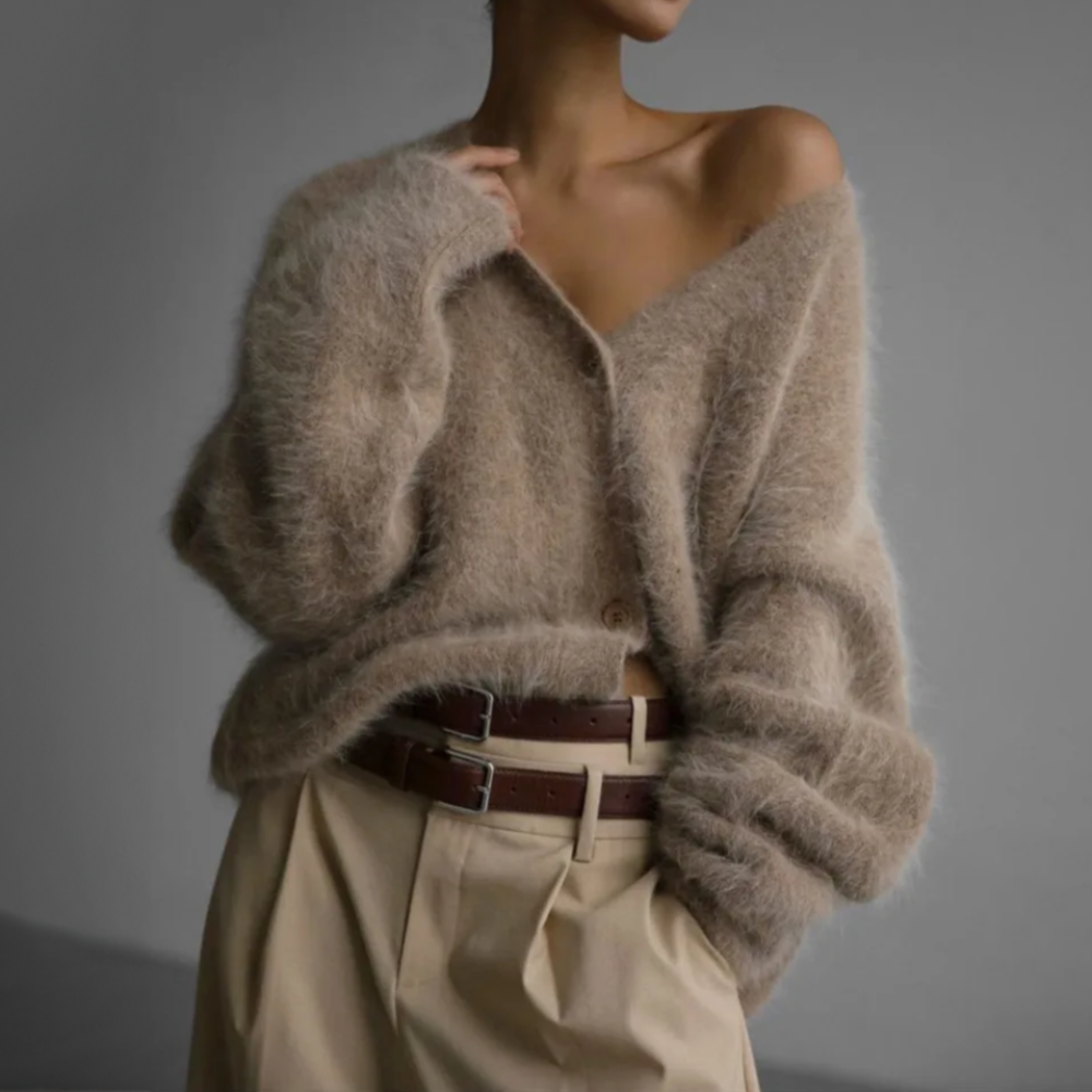 Emerson – Oversized Chunky Cardigan for Women