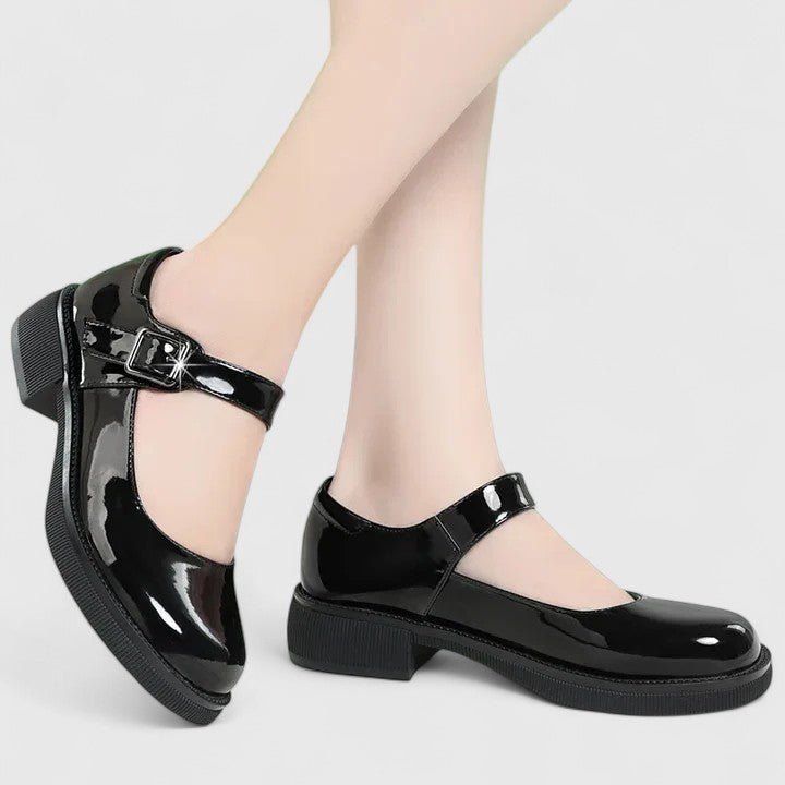Simone – Mary Jane Shoes with Buckle Strap