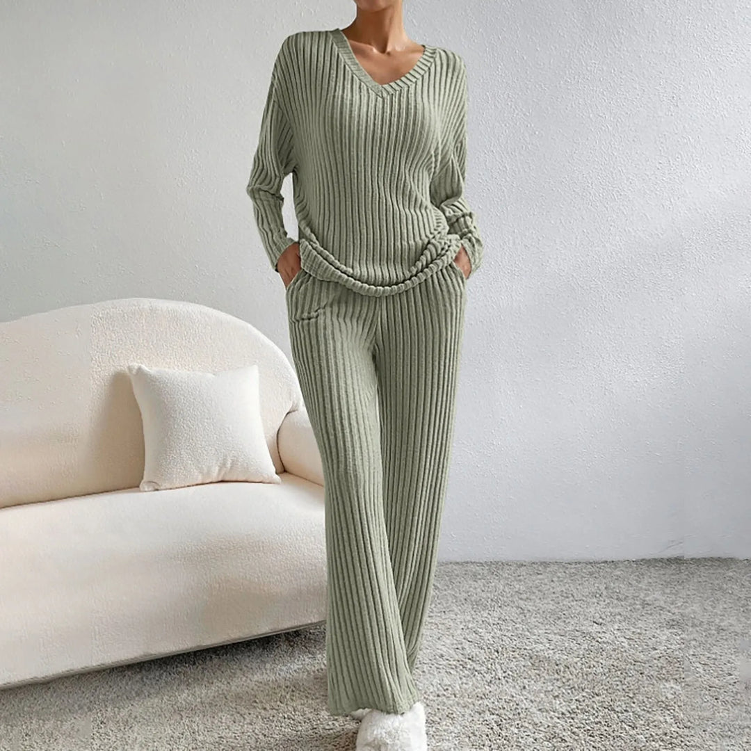Layla – Ribbed Casual Two Piece Set