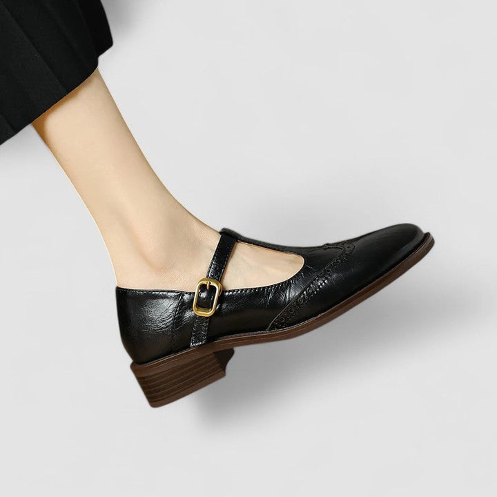 Brooke – Round-Toe Buckle Mary Janes