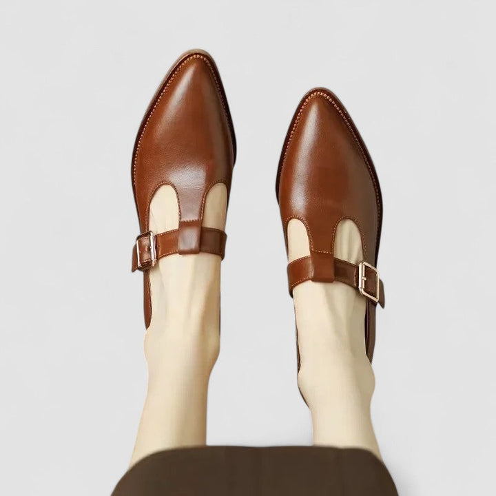 Salma – Pointed-Toe Mary Jane Heels for Women