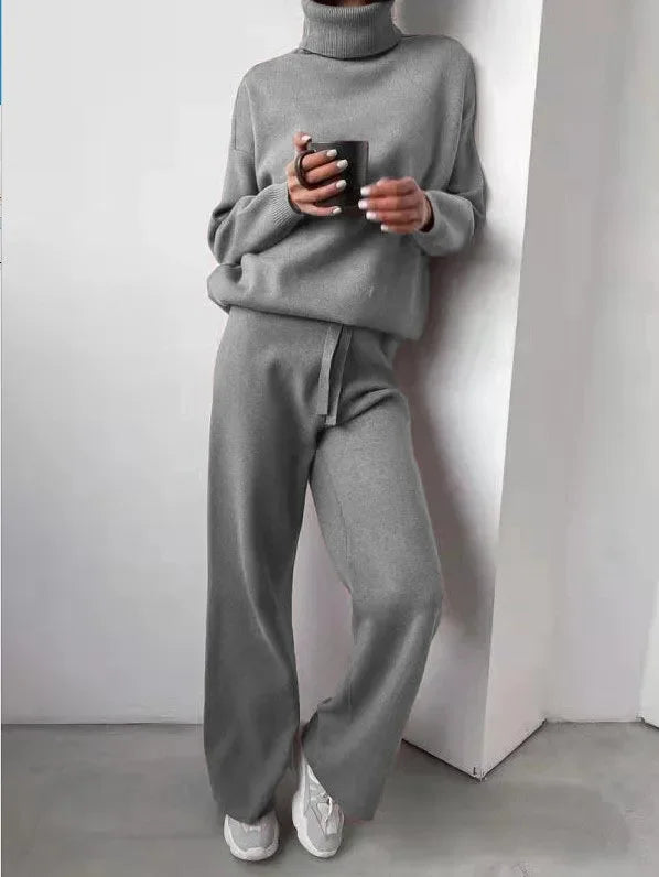 Kiara – Turtleneck Sweater and Tapered Trouser Set
