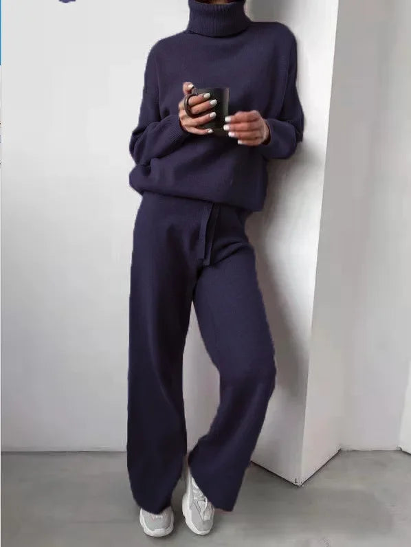 Kiara – Turtleneck Sweater and Tapered Trouser Set