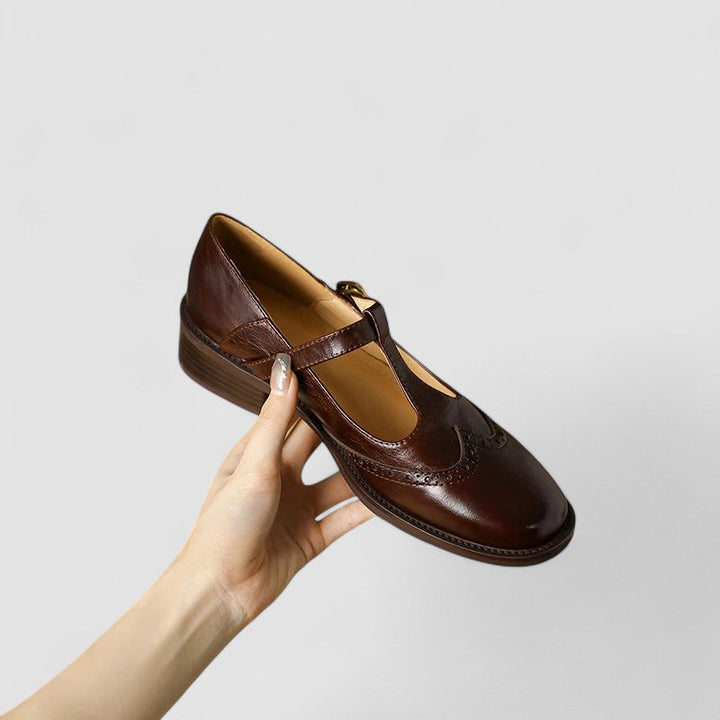 Brooke – Round-Toe Buckle Mary Janes