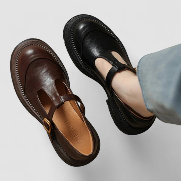Regina – Chunky Loafers Mary Jane T-Bar Shoes
