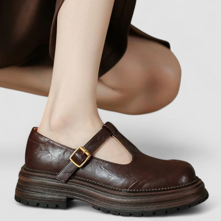 Regina – Chunky Loafers Mary Jane T-Bar Shoes