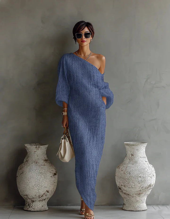 Audrey – Casual One Shoulder Summer Dress
