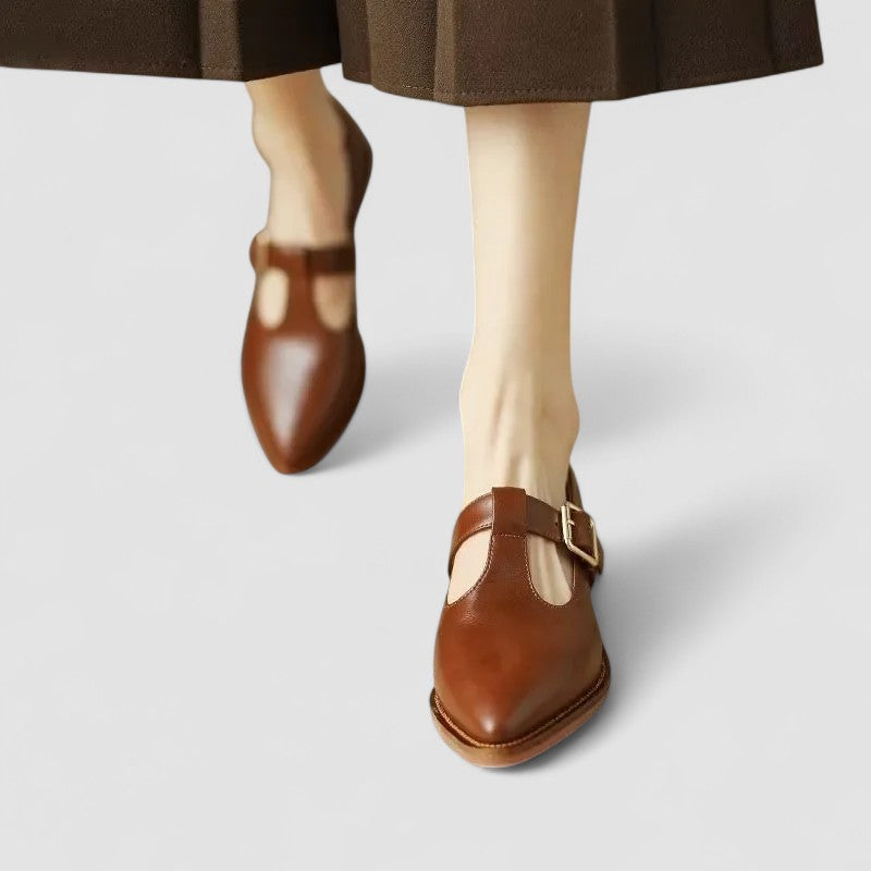 Salma – Pointed-Toe Mary Jane Heels for Women