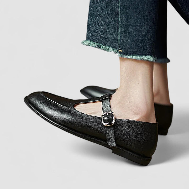 Rhonda – Mary Jane Flats with T-Bar Strap