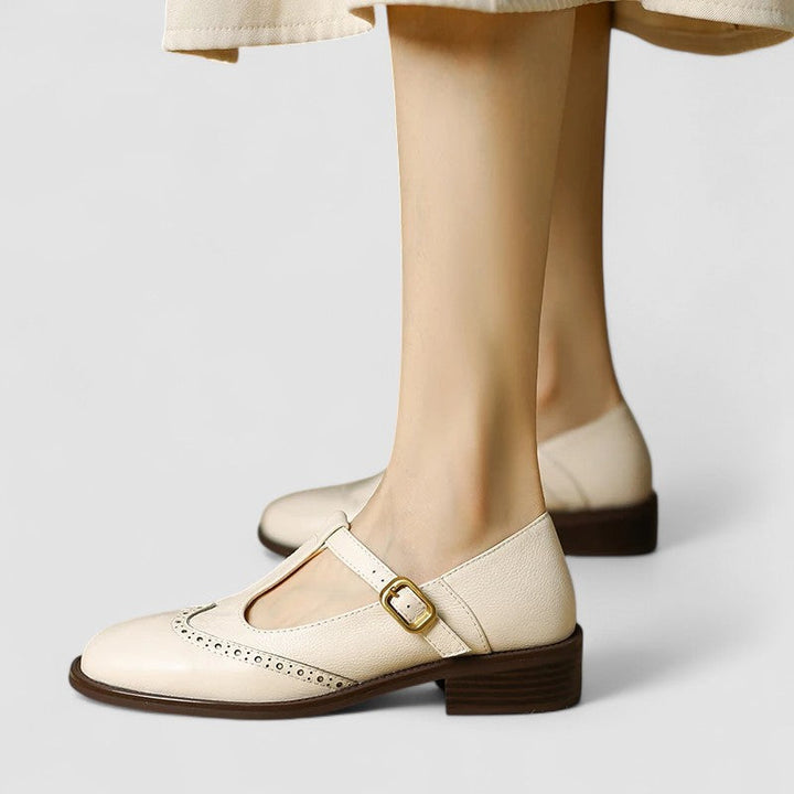 Brooke – Round-Toe Buckle Mary Janes