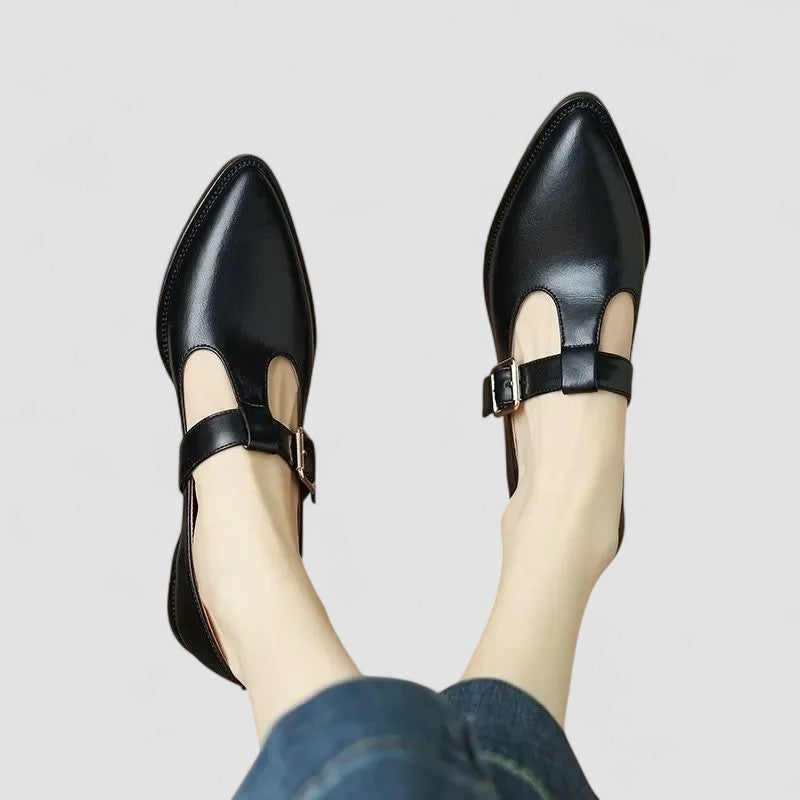 Salma – Pointed-Toe Mary Jane Heels for Women