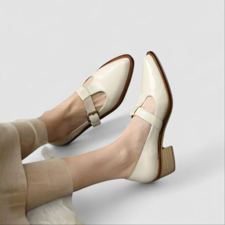Salma – Pointed-Toe Mary Jane Heels for Women