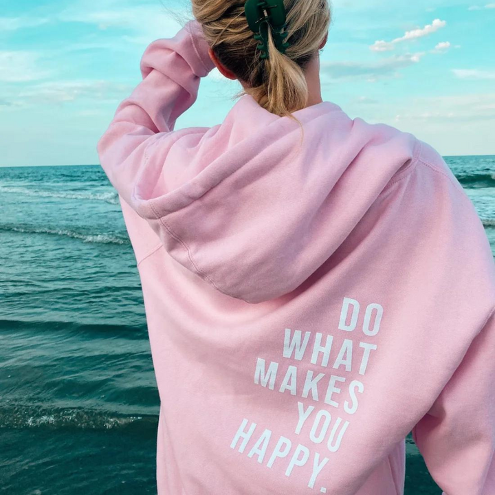 Kailey – Oversized Slogan Sweatshirt with Back Print