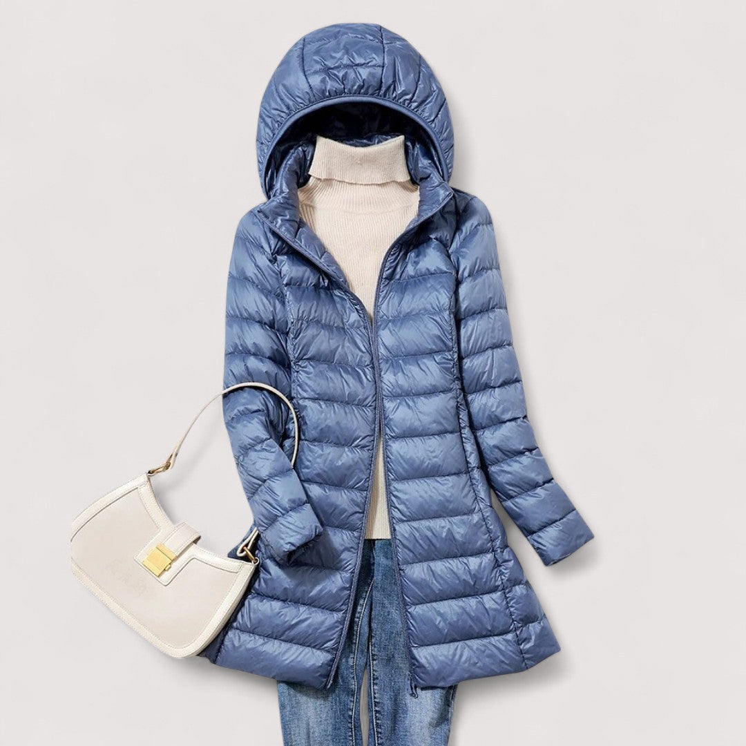 Rhiannon – Lightweight Hooded Puffer Jacket for Women