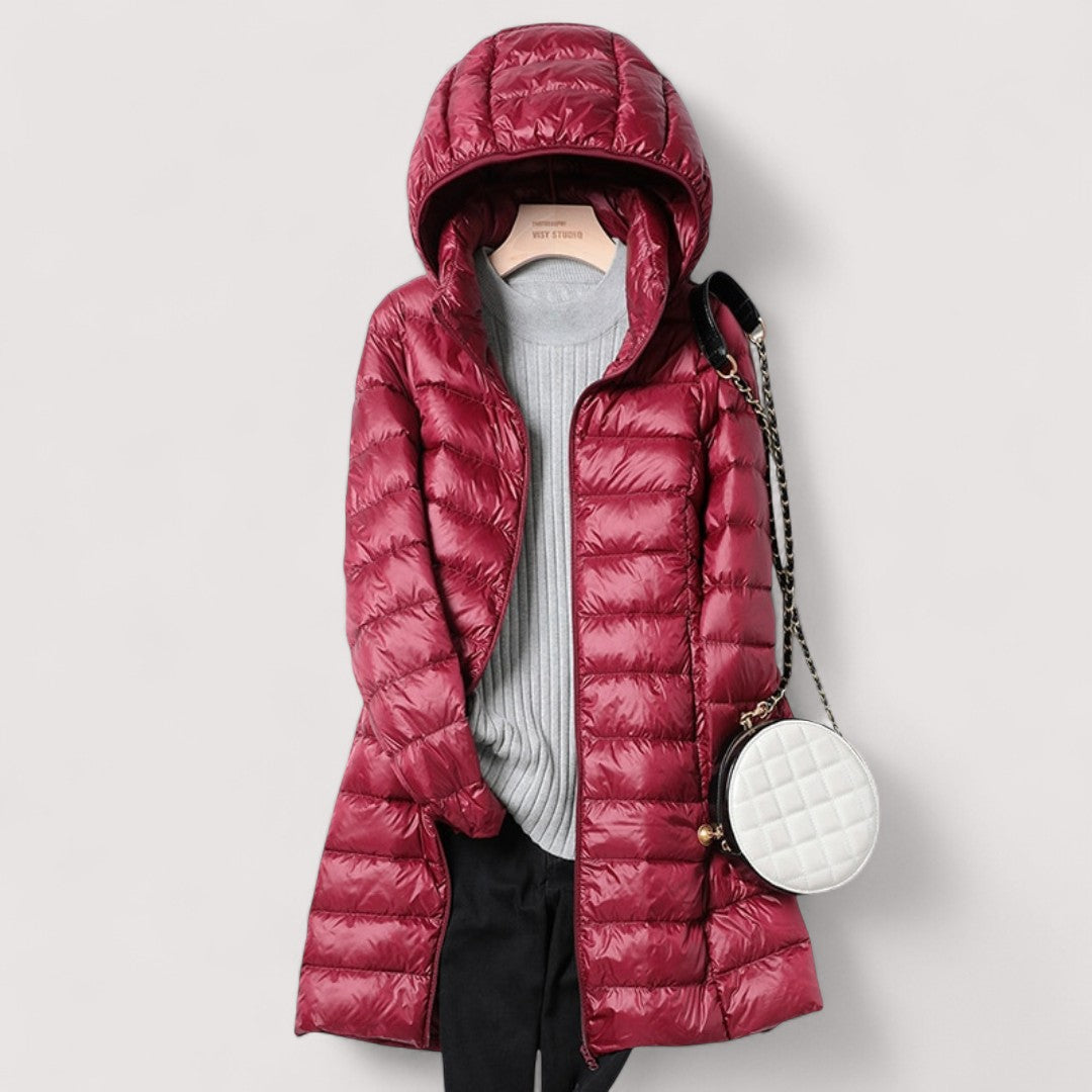 Rhiannon – Lightweight Hooded Puffer Jacket for Women