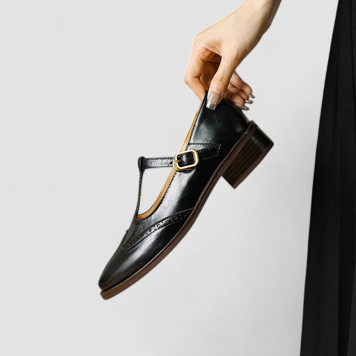Brooke – Round-Toe Buckle Mary Janes