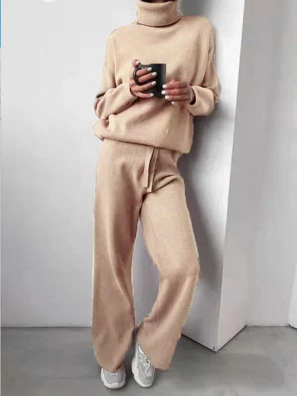 Kiara – Turtleneck Sweater and Tapered Trouser Set