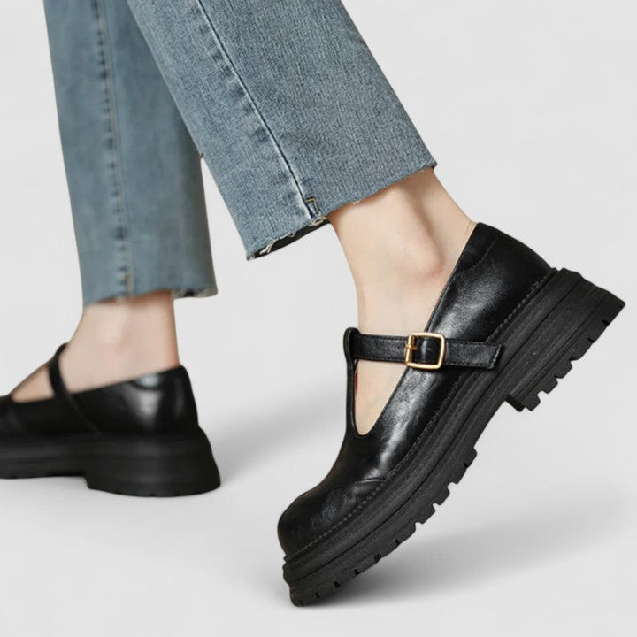 Regina – Chunky Loafers Mary Jane T-Bar Shoes
