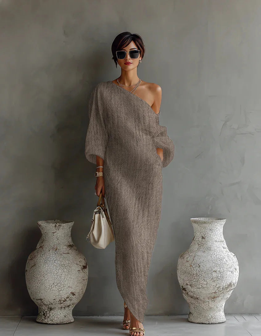 Audrey – Casual One Shoulder Summer Dress