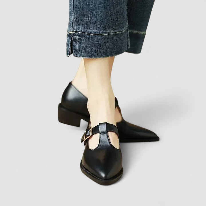 Salma – Pointed-Toe Mary Jane Heels for Women