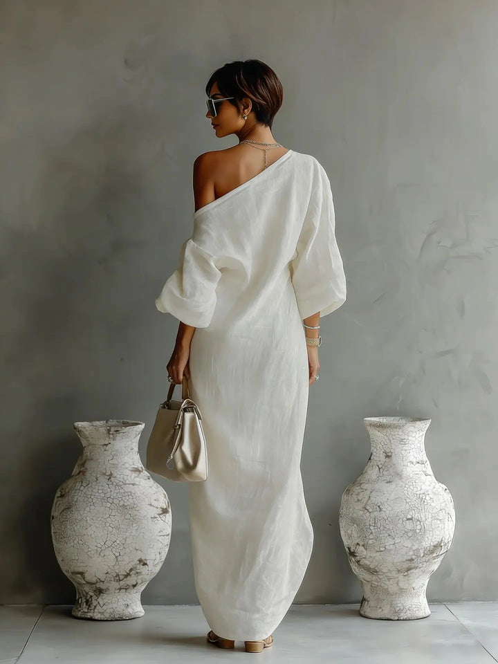 Audrey – Casual One Shoulder Summer Dress