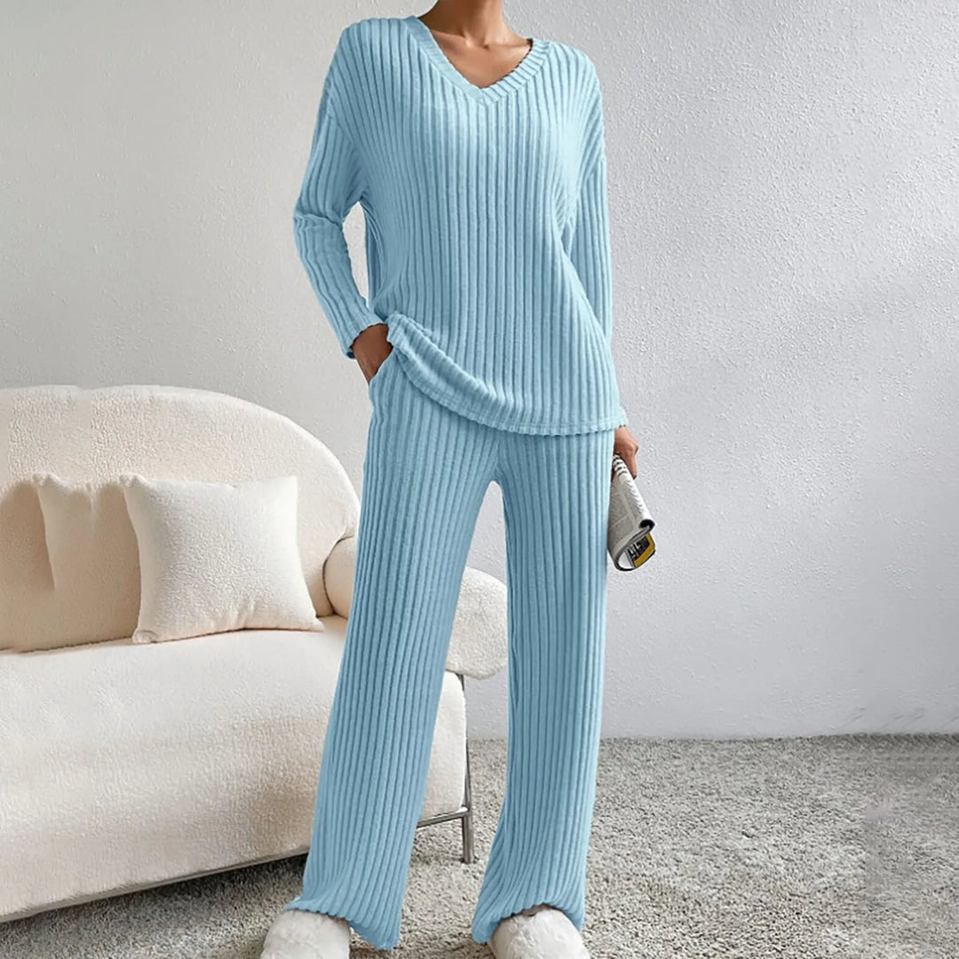 Layla – Ribbed Casual Two Piece Set
