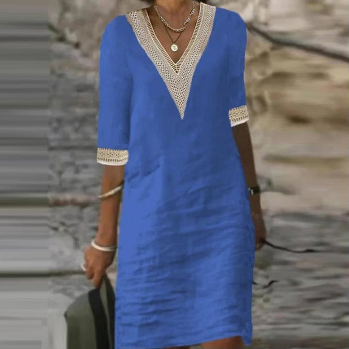 Carmen – V-Neck Shift Mini Dress
