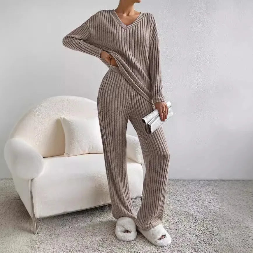 Layla – Ribbed Casual Two Piece Set